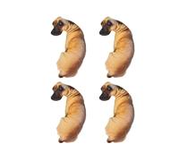 4X 3D Mignon Coude Chien Imprimé Coussin Oreiller Animal Réaliste Drôle Tête de Chien Cosplay Enfants Jouet Préféré Coussin pour La Maison