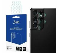 4X 3MK Protection D'Objectif De Caméra 0,2Mm 7H Pour Galaxy S21 Ultra Transp.