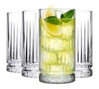 4x 435ml Elysia Verres à Whisky Grand Verre Eau Jus Boire Ensemble