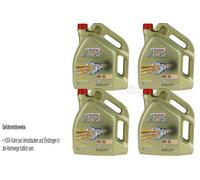 4X 5 Litres Original Castrol Huile Moteur EDGE 0W-30