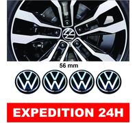 4x 55mm VW Logo Jante Cache Moyeu Centre De Roue Piqûres Emblème Pour Volkswagen#6N0 601 171