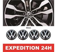 4x 65mm Vw Logo Jante Cache Moyeu Centre De Roue Emblème Pour Volkswagen