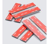 4x 75mm Charnières Flexibles à profil bas -Aucune colle requise, Auto-adhésif. Charnières auto-adhésives. Charnières actives flexibles, transparentes