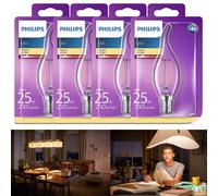 4x 8718696573877 Philips LED Classique Lampe Remplacé 25 W, E14, Chaude (2700K)