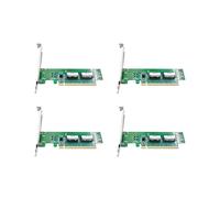 4X Adaptateur de Carte Mère PE5160-4IL PCIe5.0 X16 Vers MCIO 8I la Carte Adaptateur Nécessite la Prise en Charge de la Carte Mère Divisée