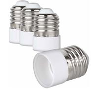 4x adaptateur de douille - Convertisseur de douilles E27 vers E14 - Adaptateur de support de lampe culot E14 pour ampoule LED