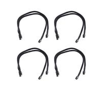 4X Adaptateur de Puissance de Carte VidéO PCI Express Double 6 Broches à 8 Broches Câble Gainé pour Pro Tour / Puissance G5 15 Pouces