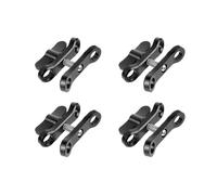 4X Adaptateur de Trépied pour Montage de Tête de Boule à Pince de Plongée à Clip Papillon CNC pour Appareils Photo SLR Go Pro 7 Sports