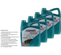 4x Addinol Super Light 0540 huile moteur 5W-40 pour MB 229.5/226.5 VW