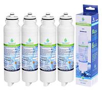 4x AH-DW2 pour Daewoo Aqua Crystal DW2042FR-09 cartouche filtrante DW2042F-09, Baumatic Titan 4, Filtre à eau compatible pour réfrigérateur