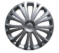 4x Alcar Enjoliveurs de jante 15 pouces Couvre-roues "Riva" silber pour QALWCRI