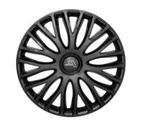 4x Alcar Enjoliveurs de jante 16 pouces Couvre-roues "Milano" dark pour QALWCMI