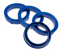 4X Anneaux de centrage 73,1 x 57,1 mm Bagues de Jantes Bleu Made in Germany