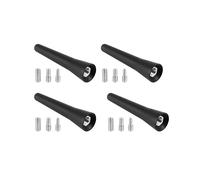 4X Antenne de Voiture FM DAB Antenne de Toit Voiture 6.5Cm Antenne D'Autoradio Courte avec Fonction de RéCeption FM/AM/DAB Forte