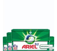 4x Ariel 3in1 Wasmiddel Pods Original 33 stuks - Multipack