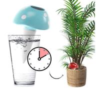 4x arrosage automatique pour plantes d'intérieur-distributeur d'eau pour plantes-cônes d'argile pour arroser les fleurs-hydrospikes (04 pièces-champignons)