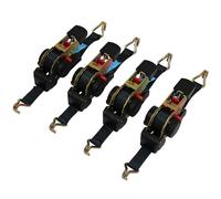 4x Automatique Sangle Aufrollend Libre 1,8m/3M 320 - 1500 Dan Flagellation