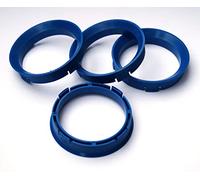 4x Bagues de centrage en aluminium pour jantes de 66,6 mm à 57,1 mm (qualité de marque)