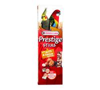4x Bâtons de Prestige Grande perruches avec noix et topping de raisins secs - 4x2 pièces - 4x140 g