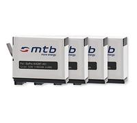 4X Batteries AHDBT-401 [Li-ION - 3.8V / 1160mAh] Compatible avec GoPro Hero4 / Hero 4 - Black & Silver Edition