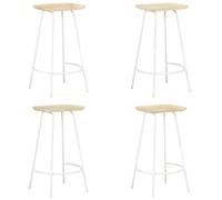 4x Bois de Manguier Massif Tabourets de Bar Sièges Pub Comptoir Bistro vidaXL