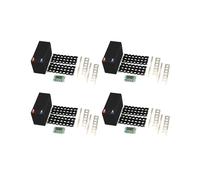 4X Boîtier de Rangement pour Batterie 12 V 7 Ah pour Batterie 18650 3 X 7 en Nickel avec Pièce de Boîte de Rangement avec Carte PCB Organisateur de