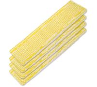 4x Bonnettes Microfibre Karcher - Accessoire Compatible Nettoyeurs Vitres WV 2, WV 5, WV 6 Plus et Premium
