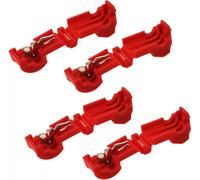 4x bornes de raccordement, clip pour câble (2,3mm) pour tondeuse-robot, tondeuse à gazon par ex. Husqvarna, Gardena et autres