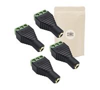 4X Bornier Mini Jack Femelle Domino Stereo 3,5 mm Audio HiFi 3 Voies minijack sans Soudure Plaque Or 18k