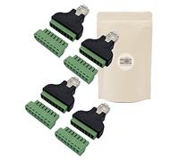 4X Bornier RJ45 Male domino 8 voies sans soudure