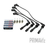 4x Bosch Nickel Bougies D'Allumage + Câble Ensemble pour Opel Astra F Corse B A