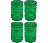 4x Bouchon de valve capuchon forme métal aluminium schrader pneu vélo moto auto voiture quad trottinette, vert