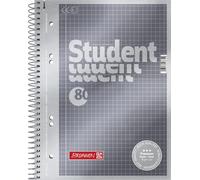 4X BRUNNEN 1067152 Collegeblock A5 kariert Premium