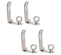 4x Butées Charge Rack Toit Acier Inoxydable T-Slot | Installation flexible outils, ajustement rapide barres pour camion, montage, fixation sÃ©curisÃ©e