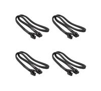 4X Câble D'Alimentation PCIe 8 Broches Vers 6+2 Broches, Bloc D'Alimentation Modulaire 8 Broches Vers 6 Broches pour AXi HXi RMi RMX RM SF