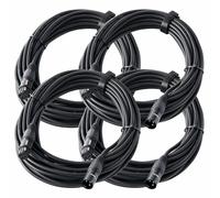 4x Cable XLR 10m Microphone Haut parleur Sonorisation PA Studio Live Female Male