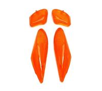 cyclingcolors 4x cabochon clignotant avant arrière orange protection plastique moto scooter mobylette compatible avec mbk booster yamaha bw's