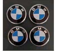 4X Cache Moyeu BMW 68mm Clipsable Jante Centre de Roue Enjoliveur Logo - Protection & Installation Facile