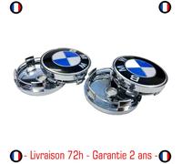 4x Cache Moyeu Logo pour BMW 60mm Jante Centre De Roue Enjoliveur Clipser