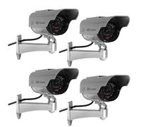 4x Caméra Factice Diode Solaire Clignotante Dummy Camera