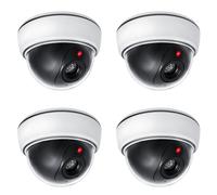 4x Caméra factice LED sécurité dissuasion DC2300