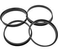 4x Carbonado bague de centrage 69,1 - 65,1 en plastique ABS