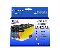 - 4x Cartouches compatibles avec Brother LC427 XL pour Brother HL-J6010DW