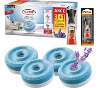 4x Ceresit Tablette absorbante 450g 1xlawenda 3x normal + Pattex S.O.S. Super colle standard 1g
