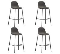 vidaXL 4x Chaises de Bar Siège de Bistrot Chaise de Comptoir Tabouret de Bistrot Tabouret de Comptoir Fauteuil de Bar 281526