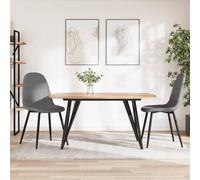 4x Chaises de Salle à Manger Rose Velours Cuisine Dîner Repas Maison vidaXL