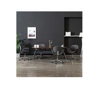 Chaises Pivotantes De Salle À Manger 4 Pcs Gris Tissu - Vidaxl Gris