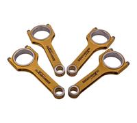 4x Connecting Rods H Faisceau Bielles Pour Vw Golf Mk4 144/19mm Boulons Arp Tuv