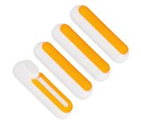 4x Couvercle De Roue, Capuchon De Moyeu, Coques De Protection Scooter Électrique Compatible With Xiaomi Pro 2 M365, Accessoires Autocollants Réfléchissants(White Orange)