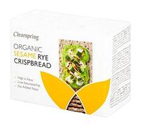 4x Crispbread Seigle Organique Clearspring Sésame 200G